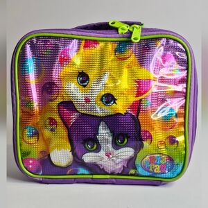 Lisa Frank Vintage Kittens Insulated Lunch Bag 90s Y2k